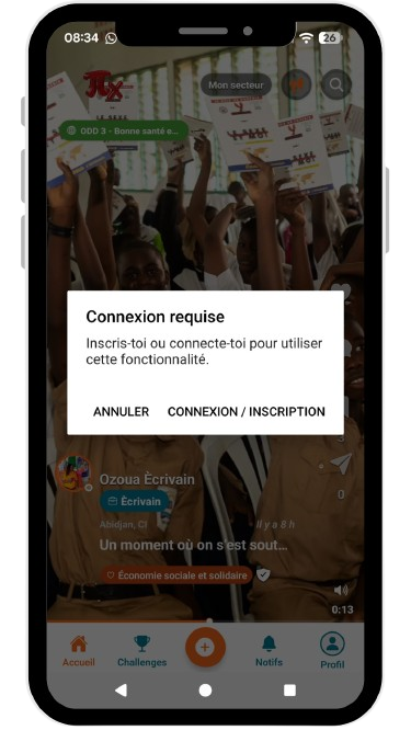Aperçu PX pour l'espace travailleurs