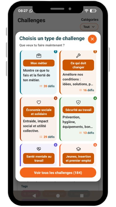 Aper&ccedil;u PX pour le secteur informel
